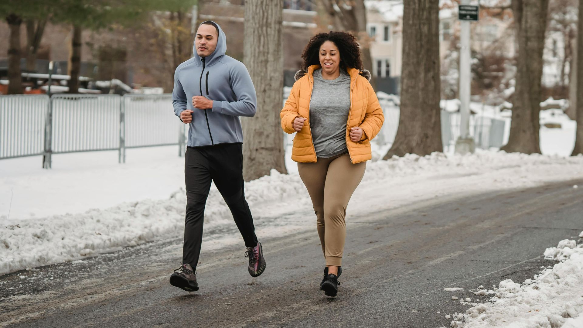 9. Courir par temps froid