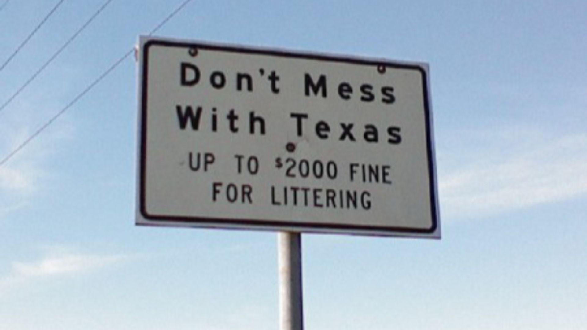 6. La campagne « Don't Mess with Texas » (Ne salissez pas le Texas)