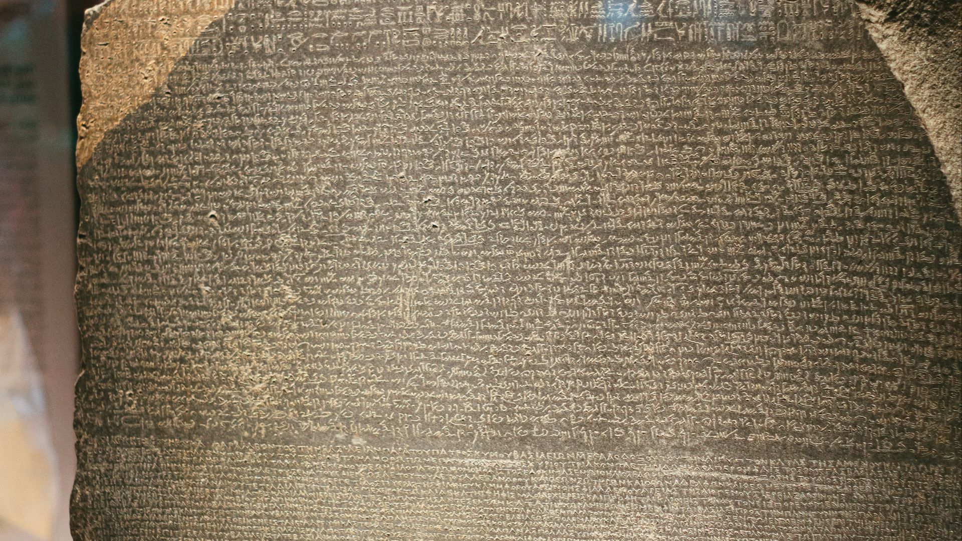 10. La pierre de Rosette