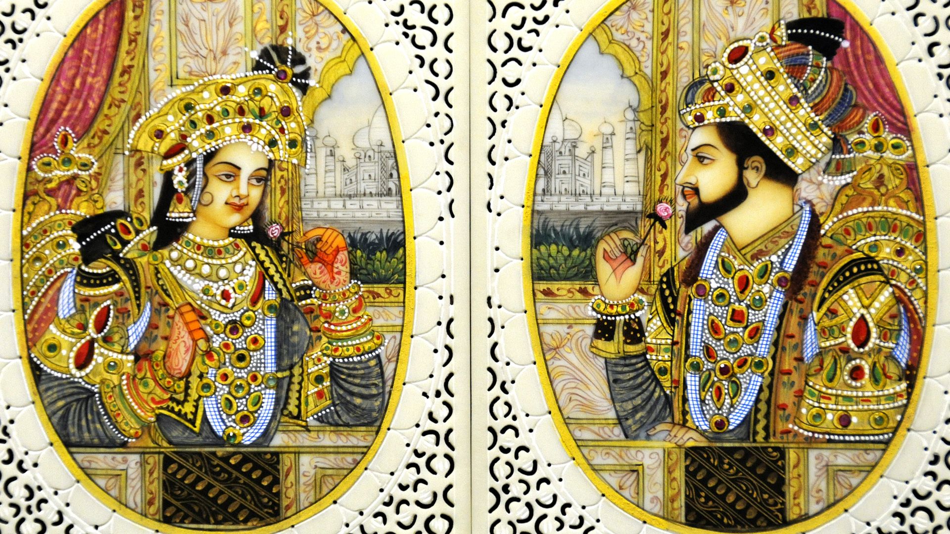 13. Shah Jahan et Mumtaz Mahal