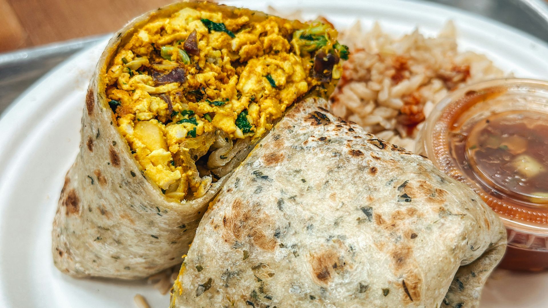 16. Préparez des wraps salés pour le petit-déjeuner