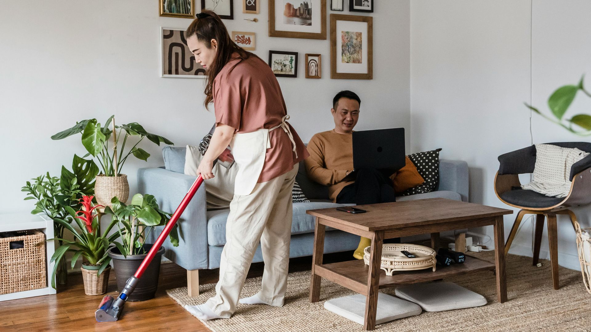 1. Dépend de vous pour les tâches ménagères