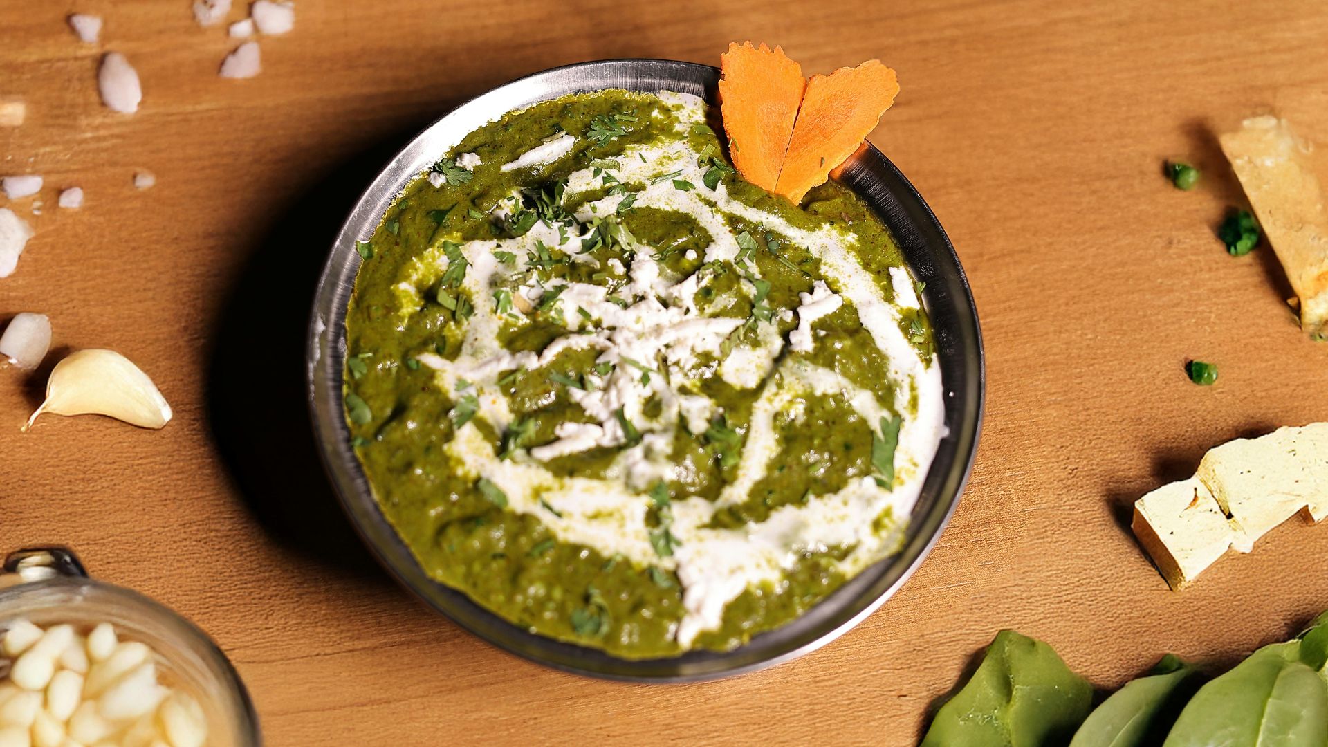 5. Palak Paneer (épinards au paneer)