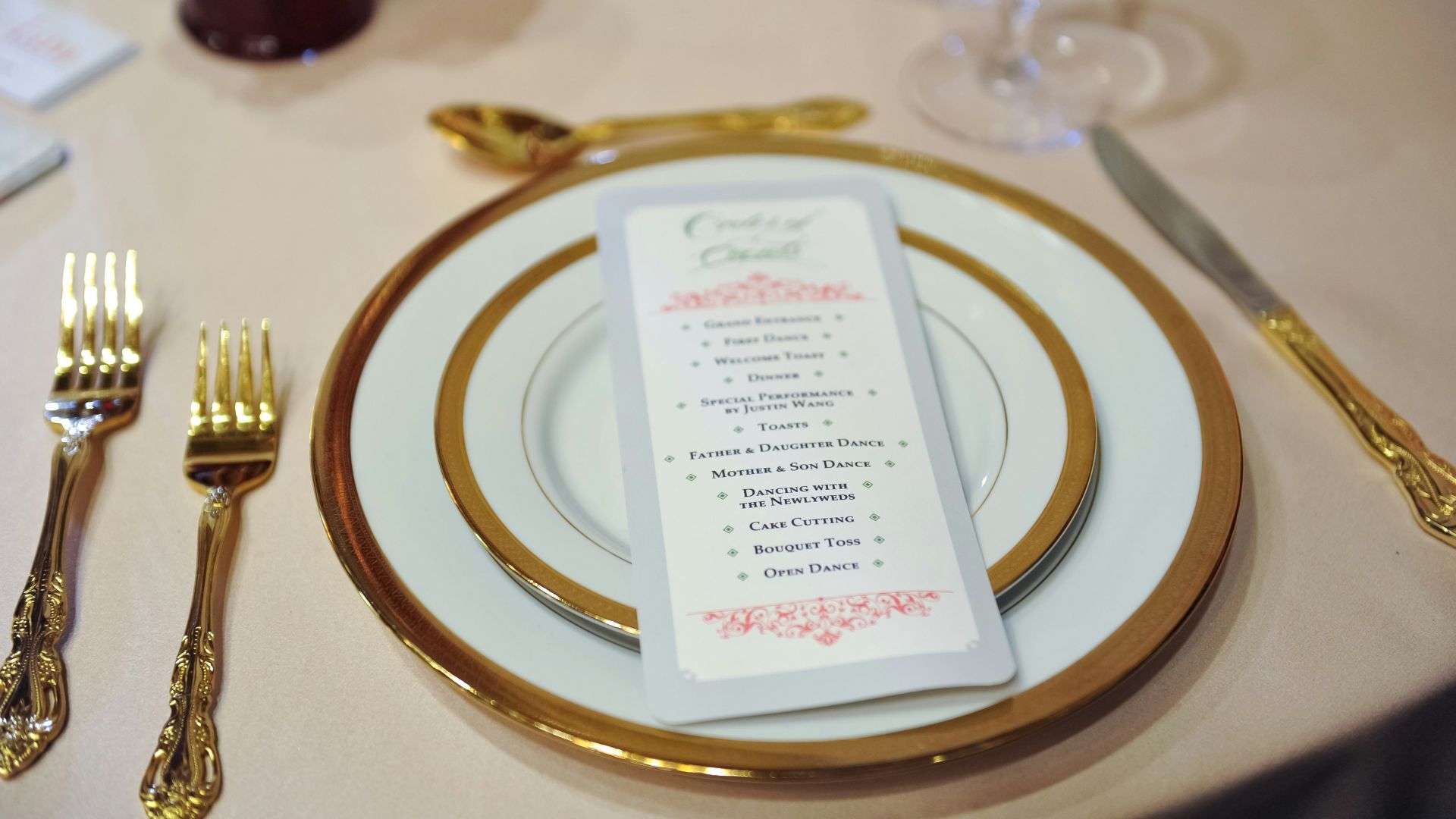 6. Recevoir les programmes de mariage