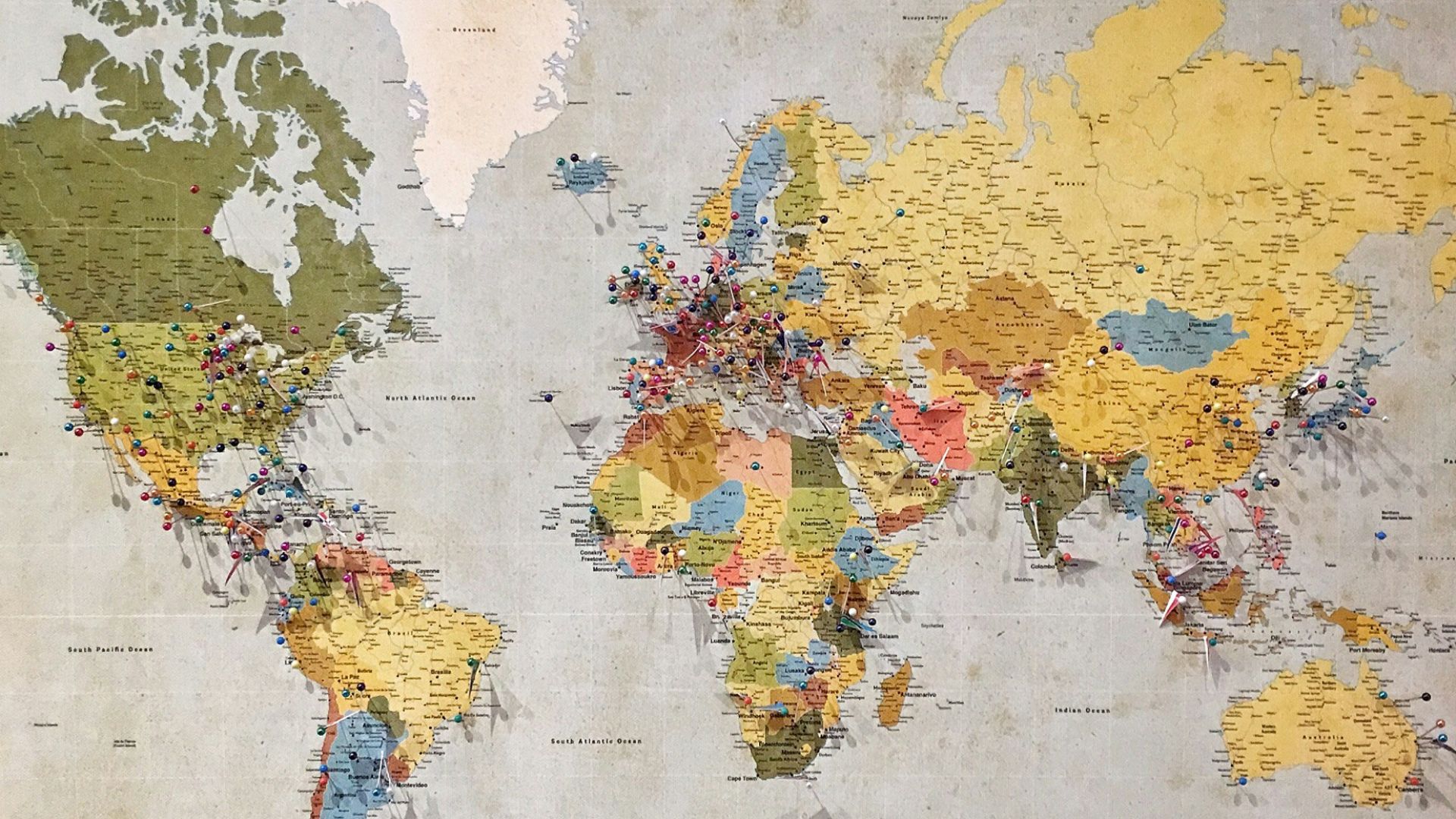 20. Première carte du monde 