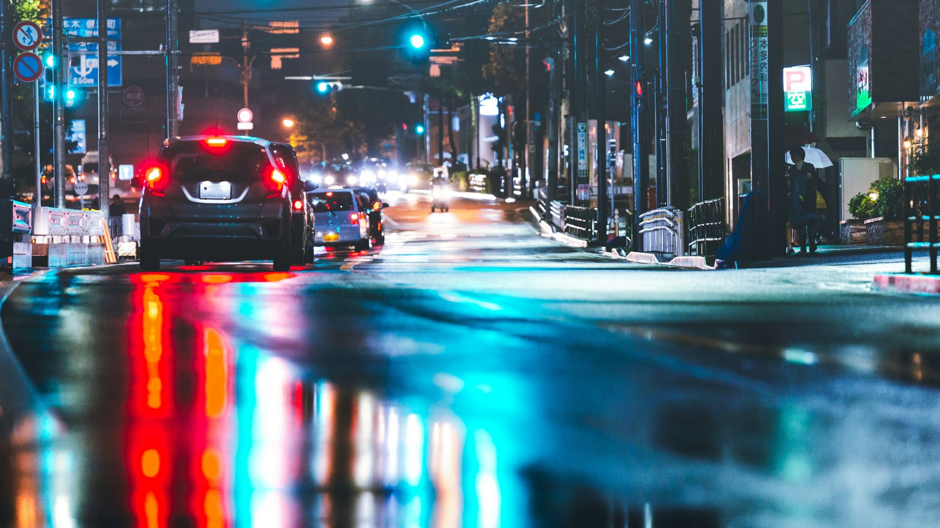 8. Neon Reflections