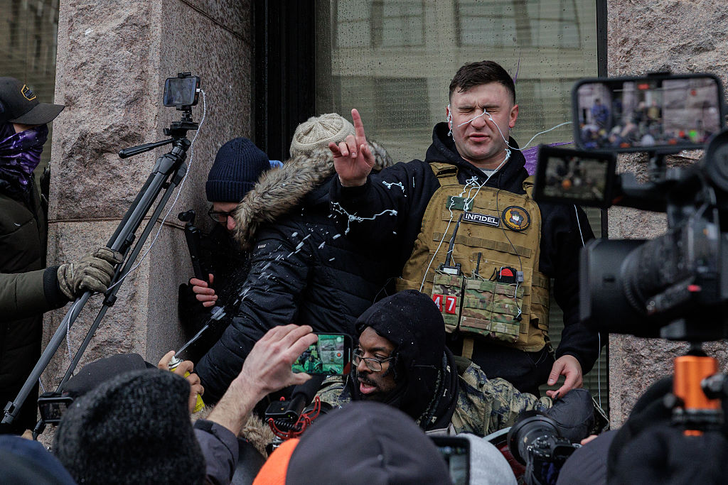 Far-right influencer chased