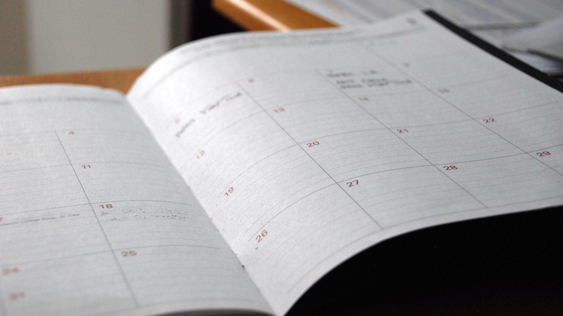 5. Établissez un programme hebdomadaire