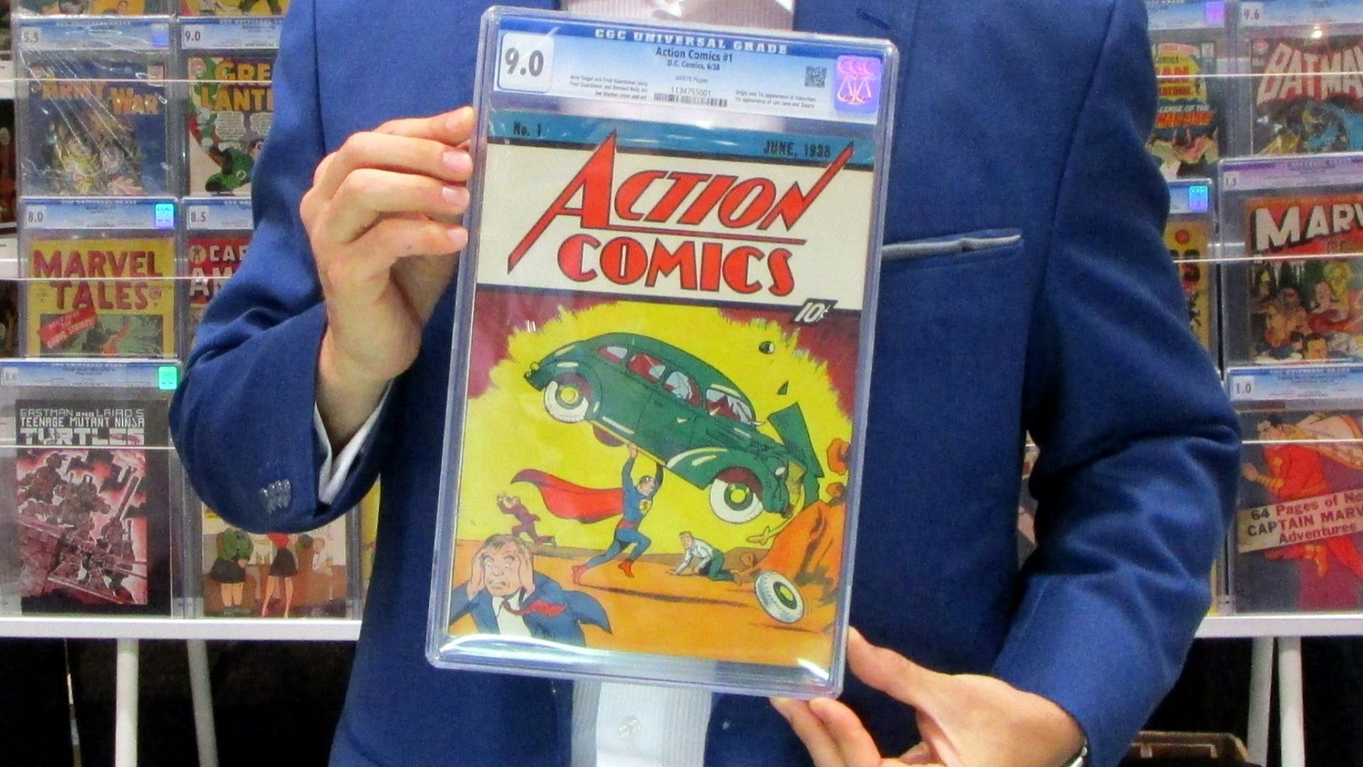 7. Bande dessinée Superman de l'âge d'or (Action Comics #1)