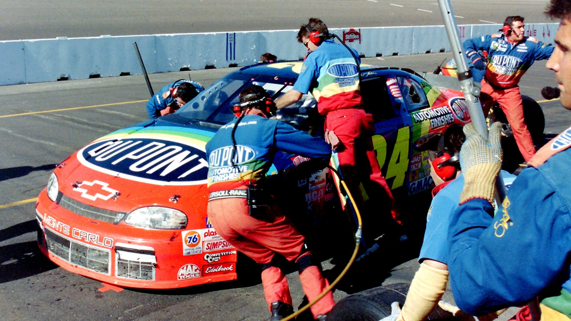 2. Jeff Gordon #24 DuPont Rainbow Warrior 1997