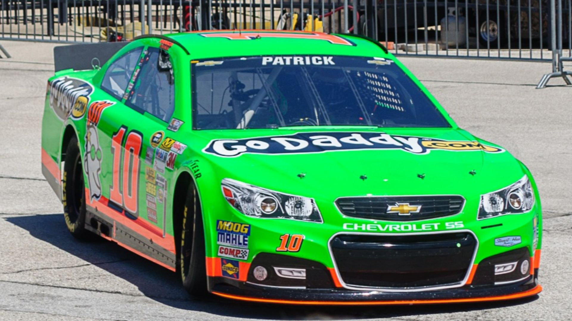 8. Danica Patrick #10 GoDaddy 2012