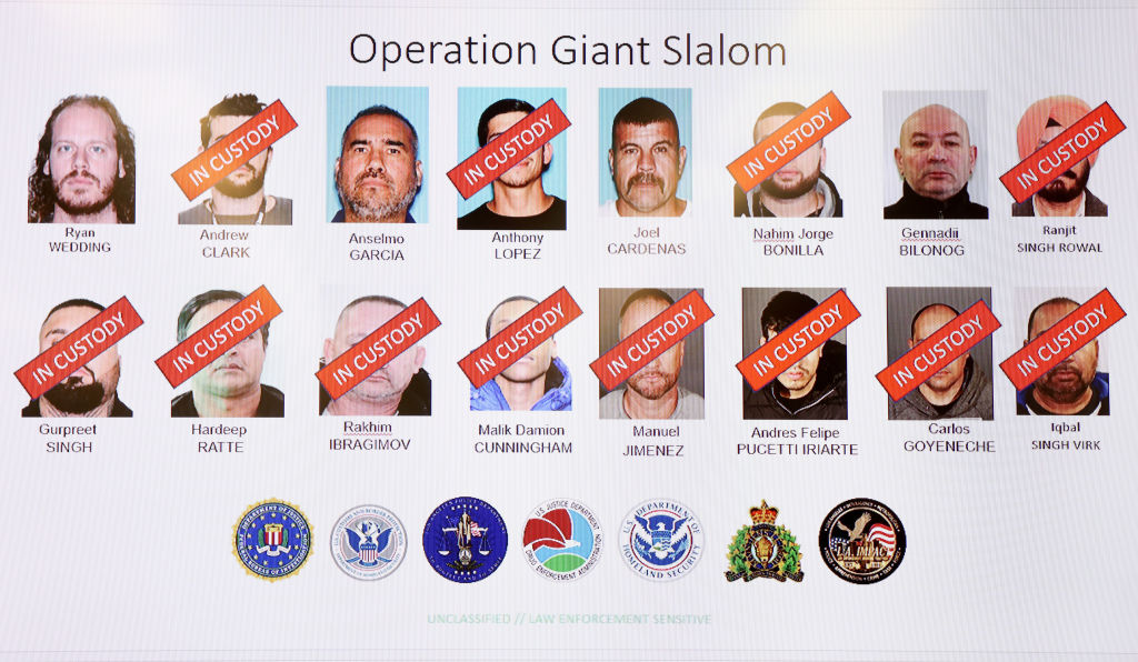 A series of arrests made