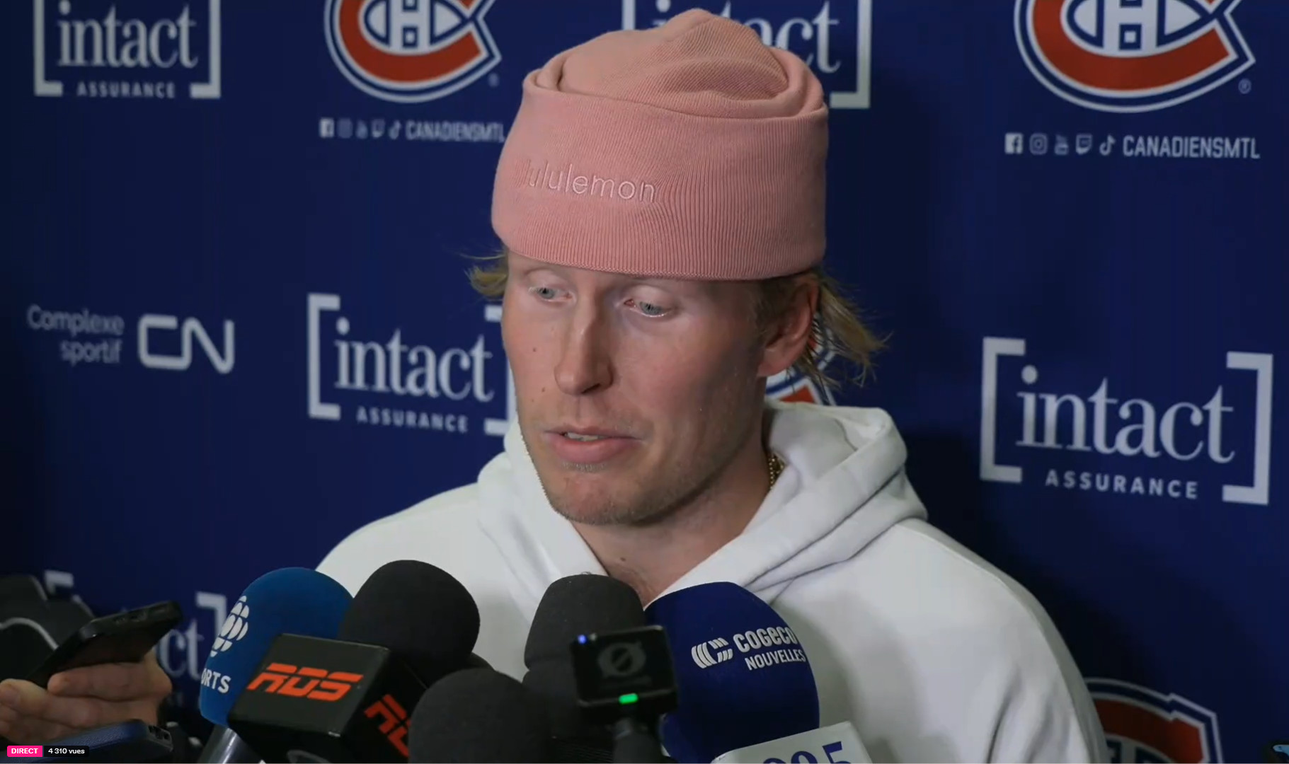 Patrik Laine not playing: “His agent will not file a complaint against the Canadiens.”