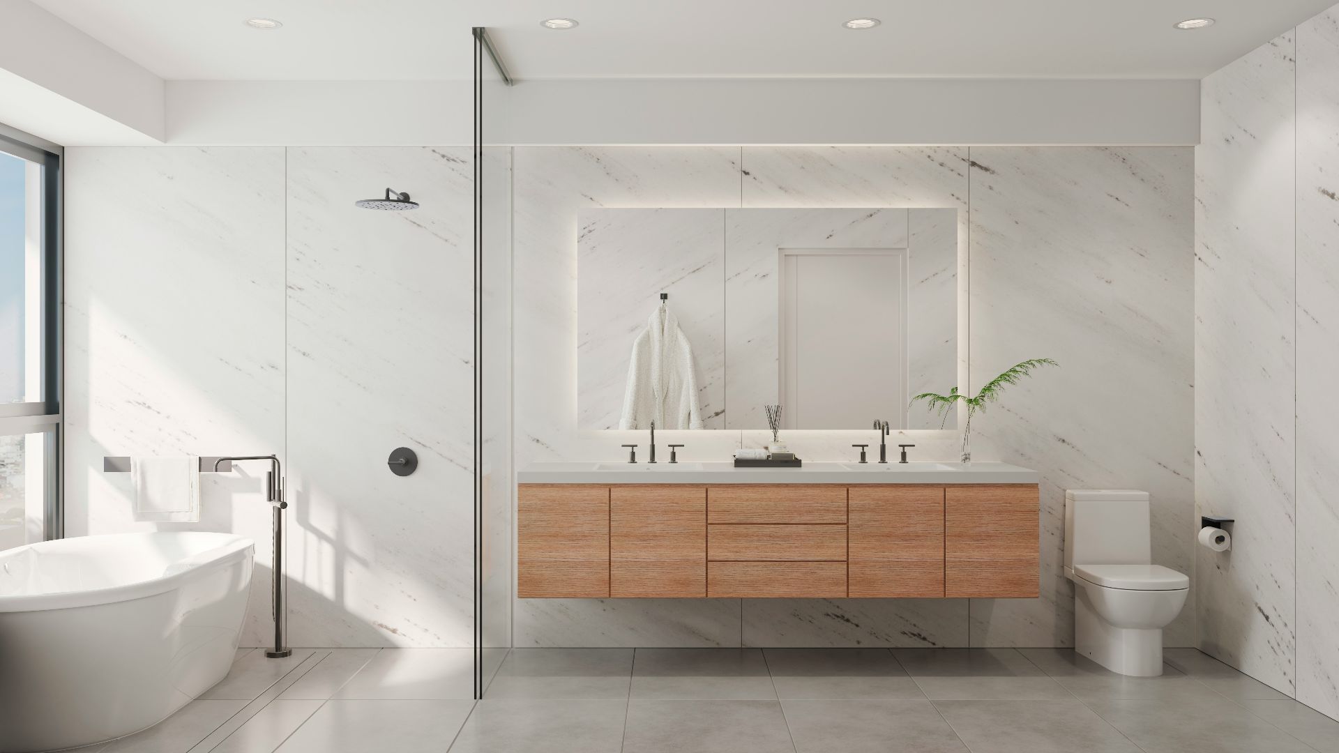 15. Intégrez la salle de bain à votre plan