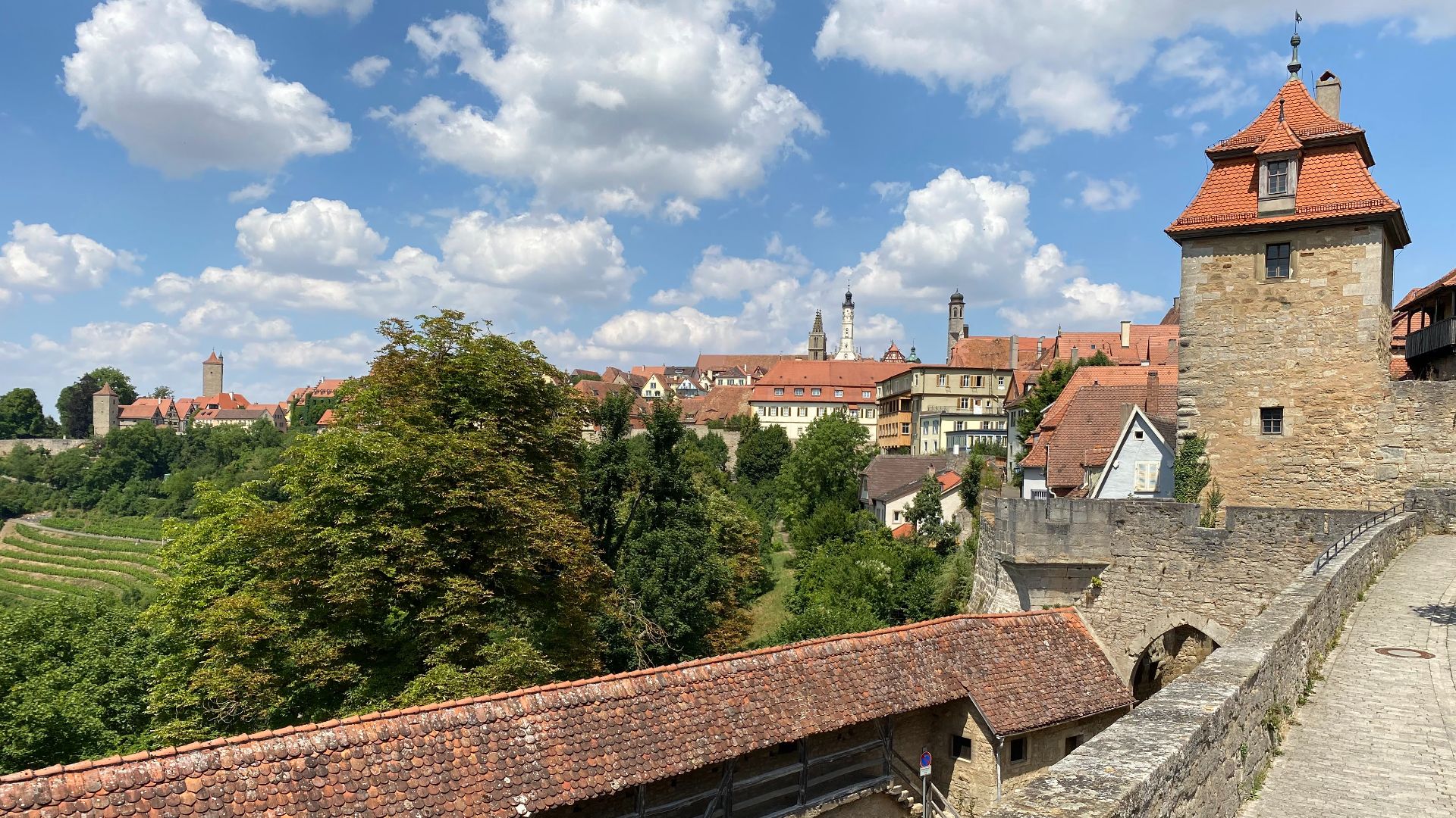 17. Les remparts de Rothenburg