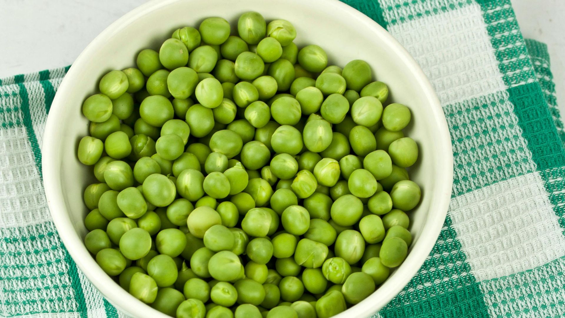 8. Petits pois (cuits ou surgelés)