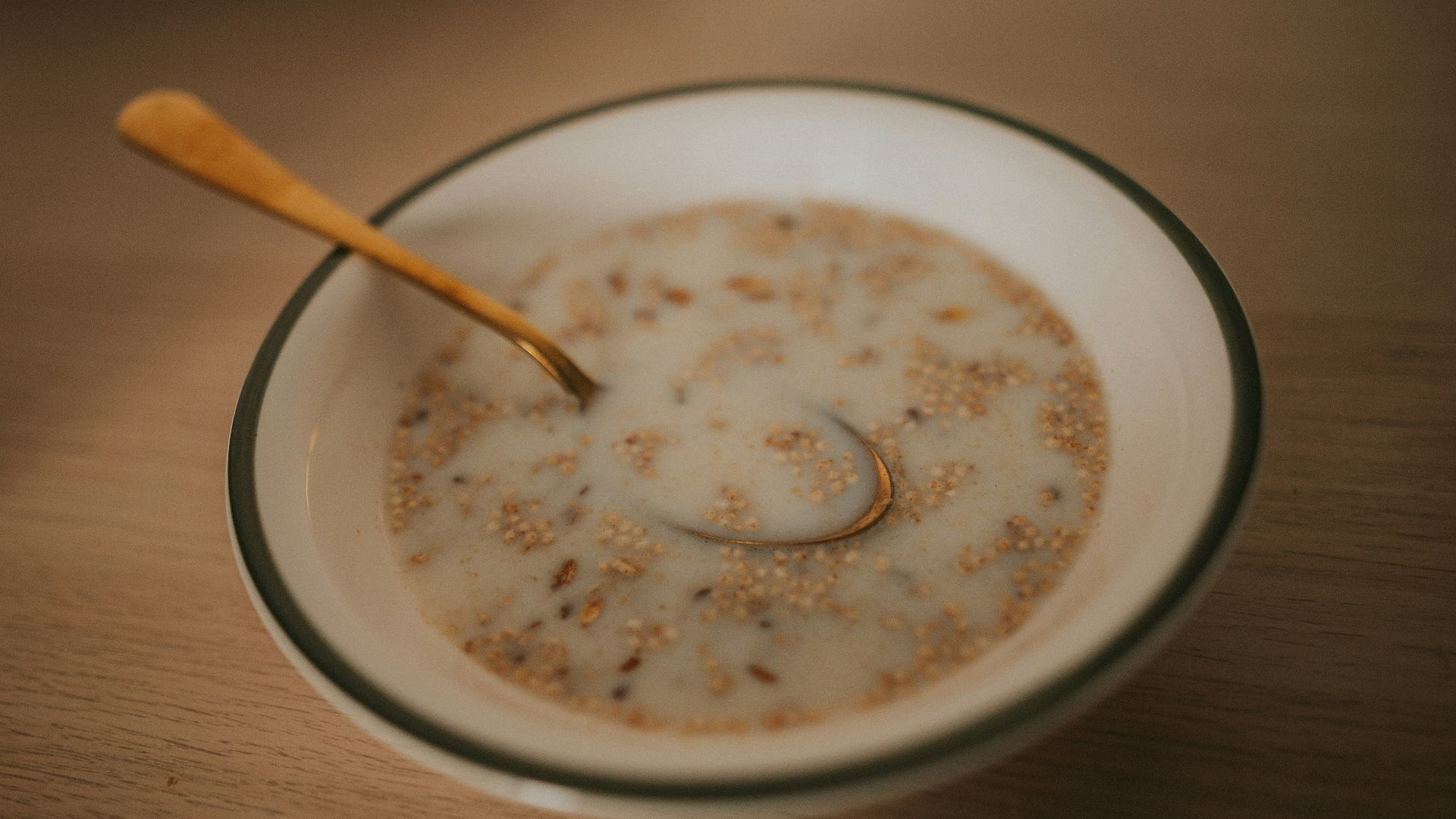 3. Flocons d'avoine préparés avec du lait