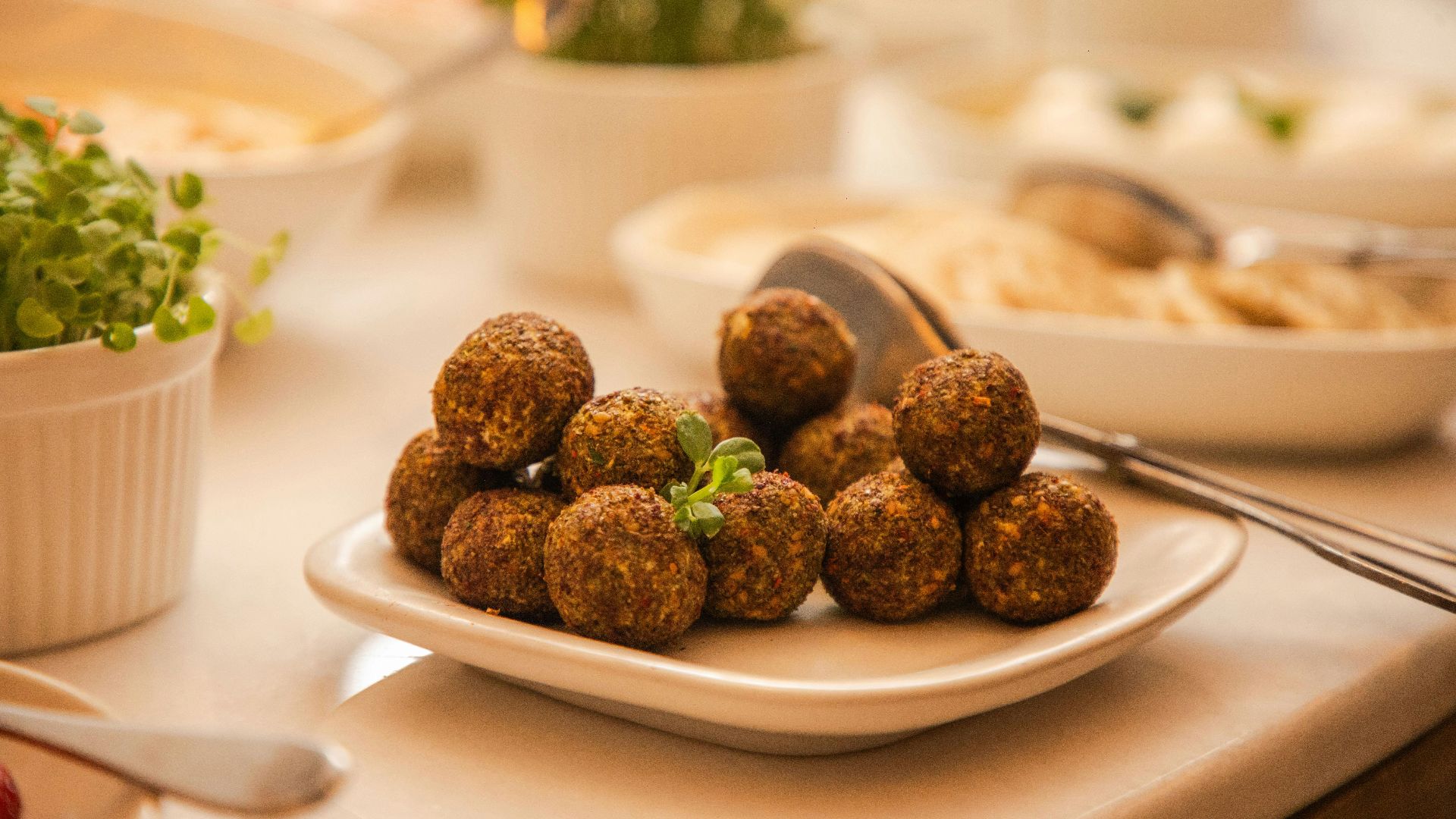19. Falafels de patates douces au four