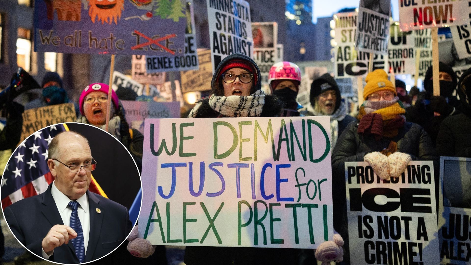 Trum camp is divided since the killing of Alex Pretti