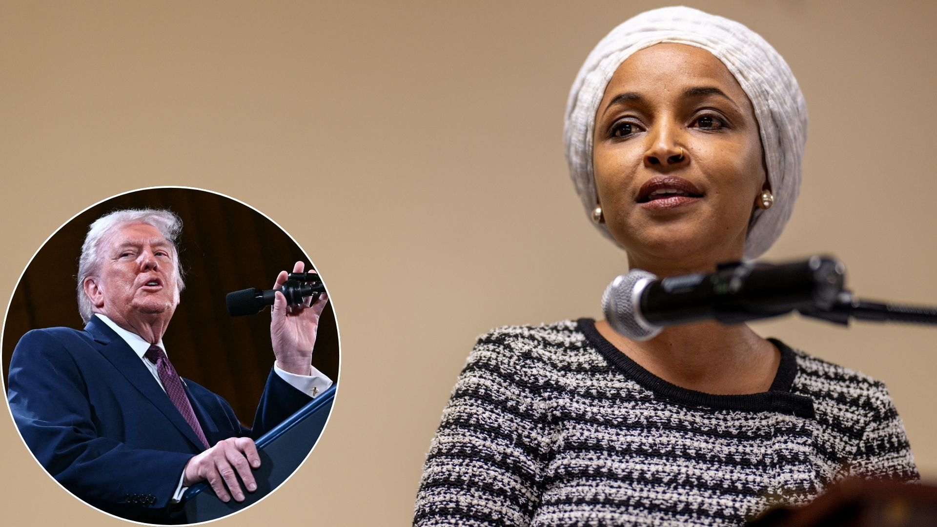 Trump: Ilhan Omar «s’est probablement aspergée elle-même»