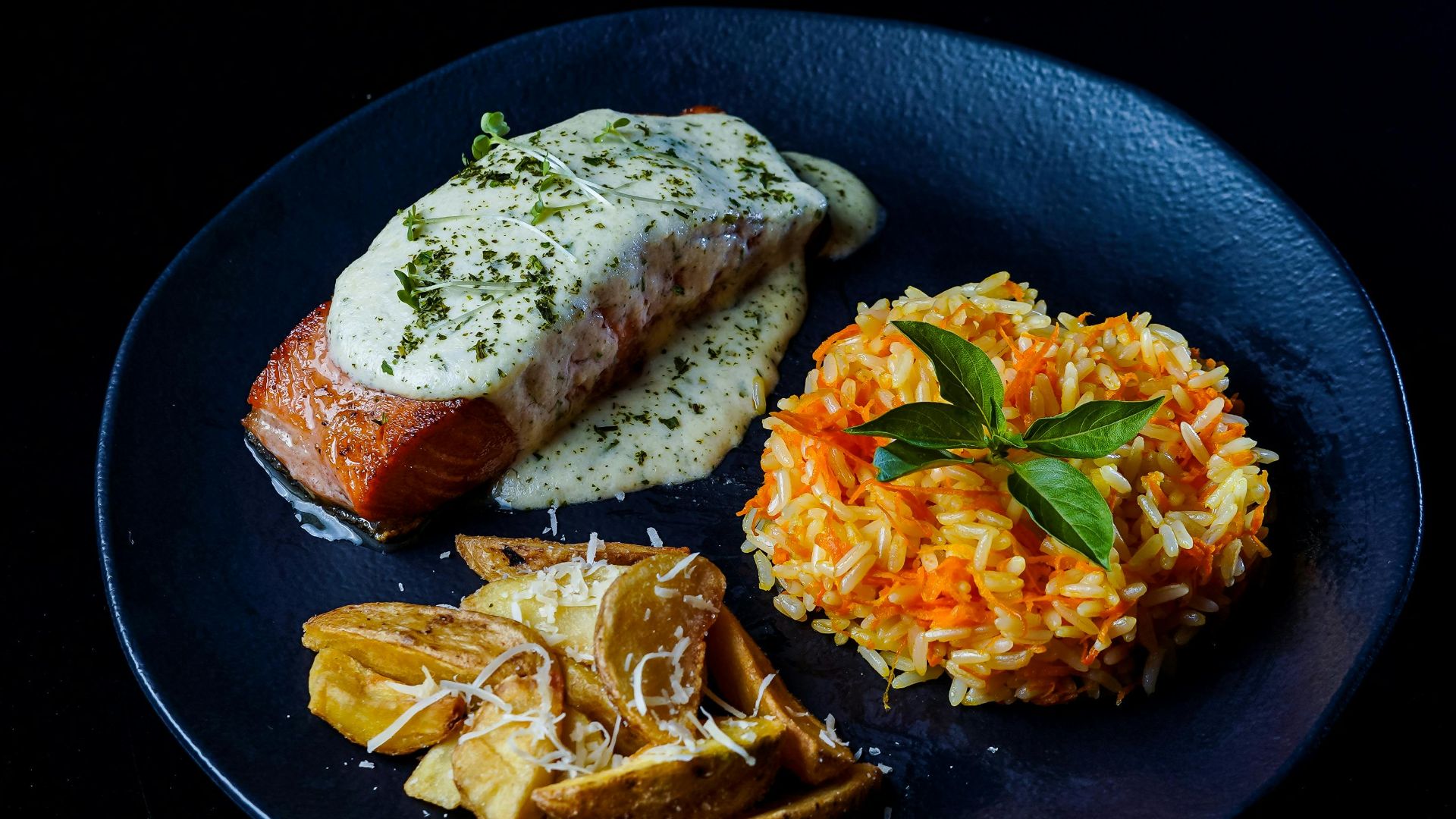 6. Saumon cuit au four aux herbes