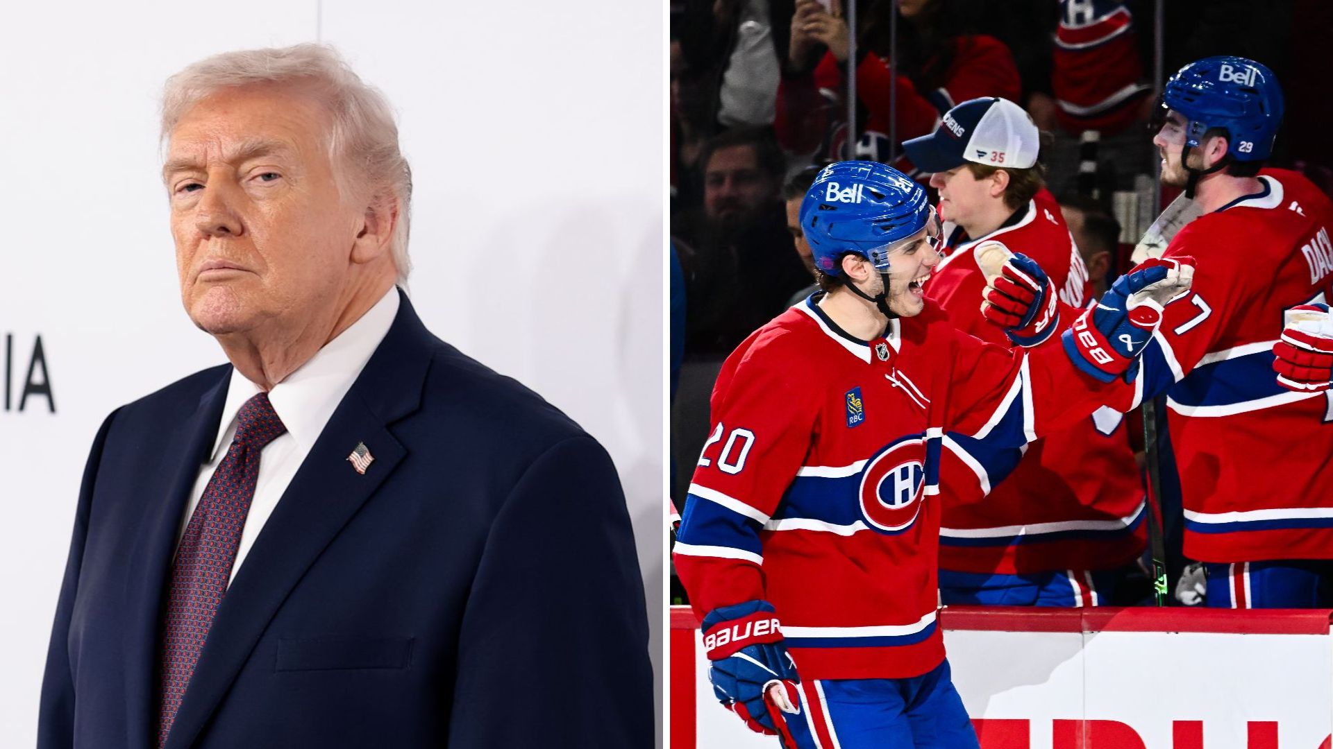 Trump avertit le Canada que la Chine pourrait lui interdire de jouer au hockey