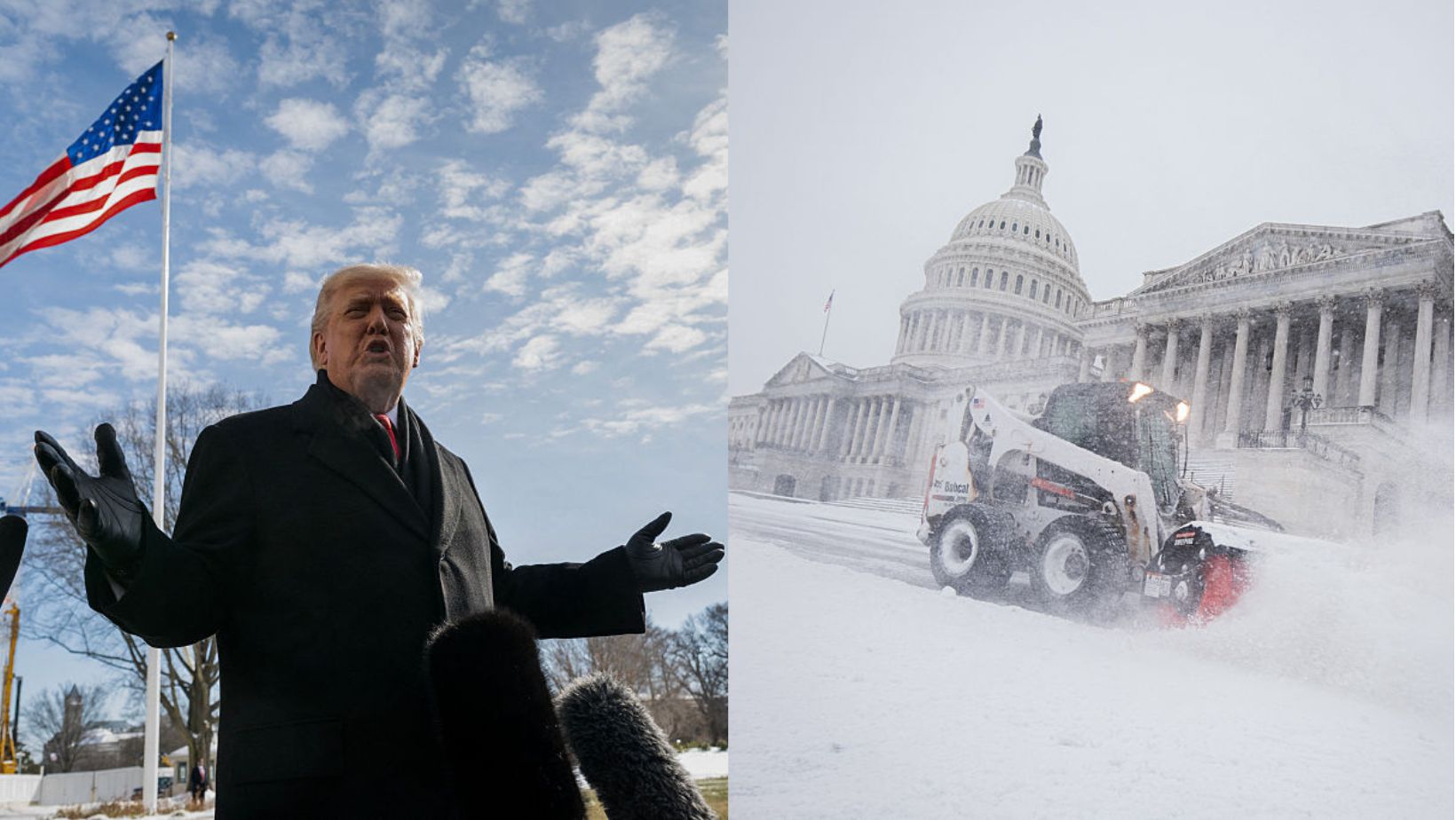 The freezing cold proves that global warming is a “hoax,” according to Trump