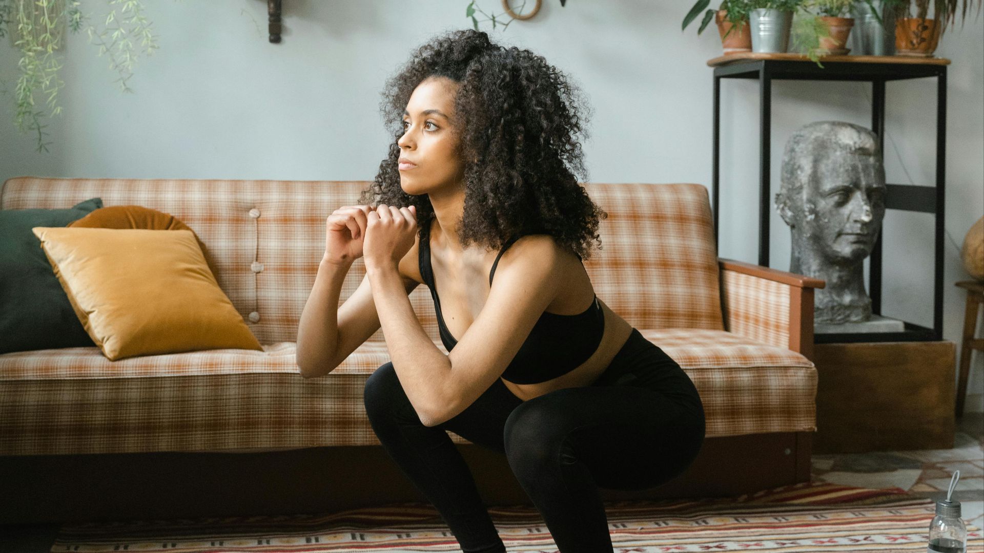 2. Squat gobelet sur boîte
