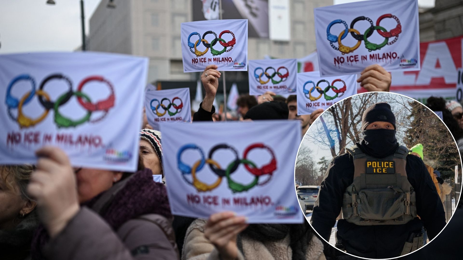 Protests Erupt in Italy Over Trump’s ICE Agents at the Olympics