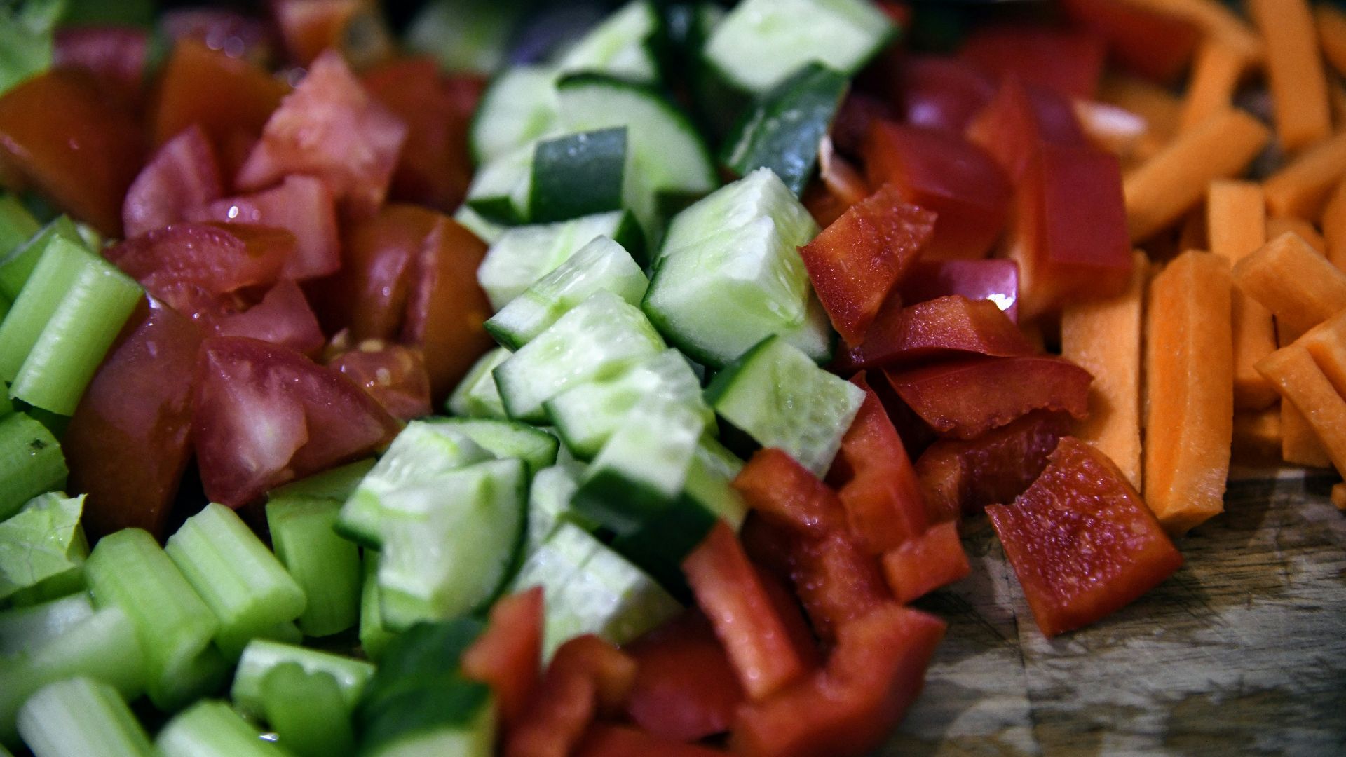 7. Ingrédients pour salade pré-coupés