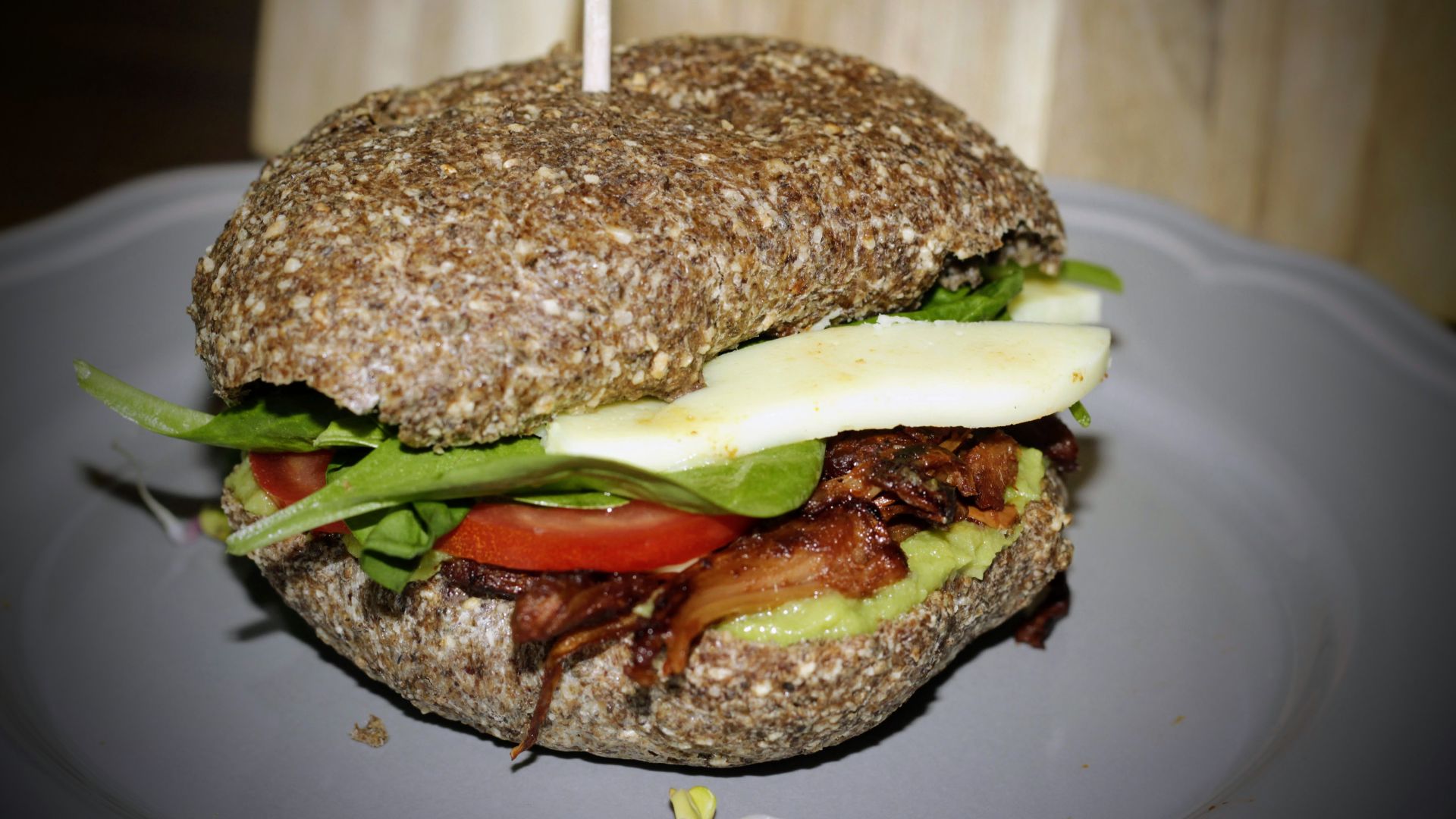 7. Liant dans les burgers végétariens