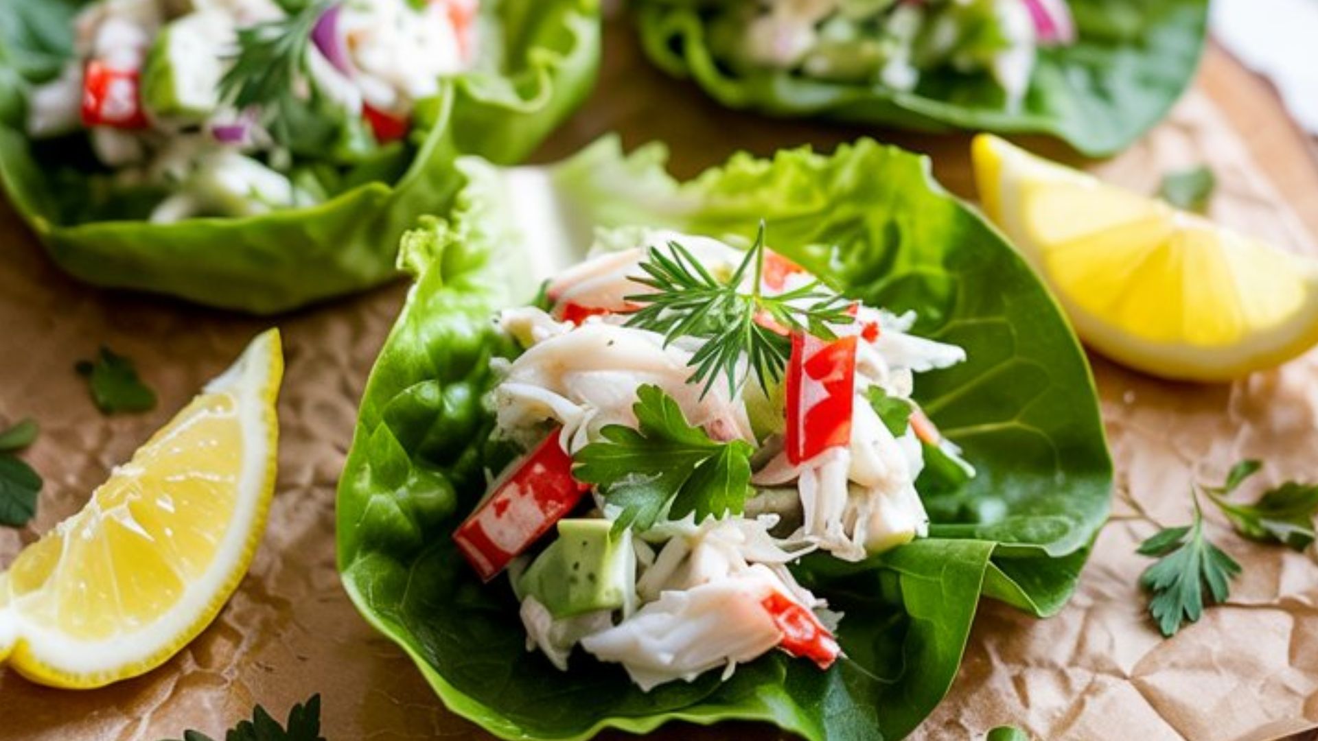 19. Garniture pour wraps à la laitue