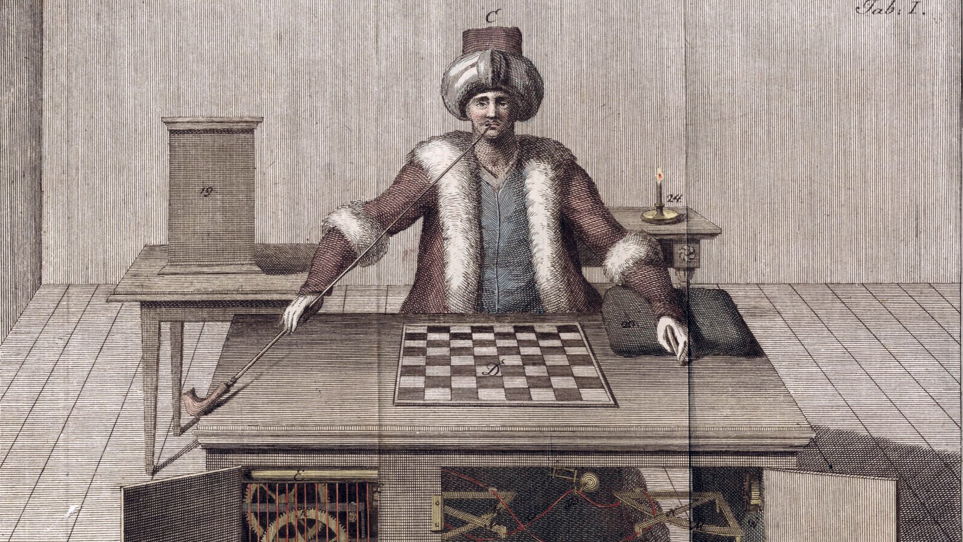 10. Le joueur d'échecs mécanique « Turk »