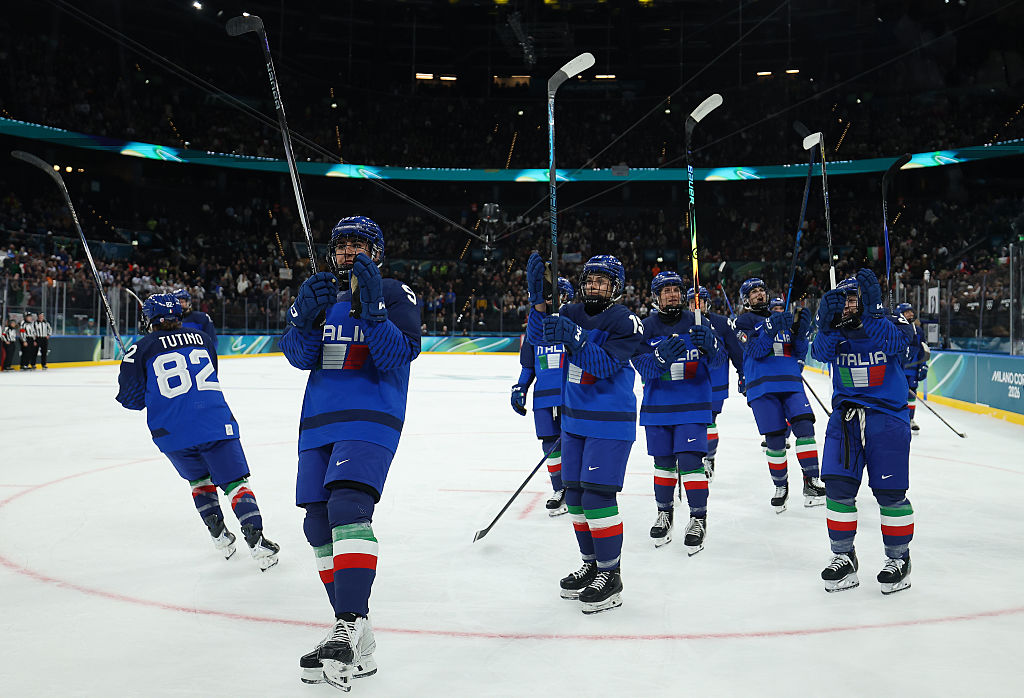 People are already complaining about the Olympic ice (after the first hockey game)