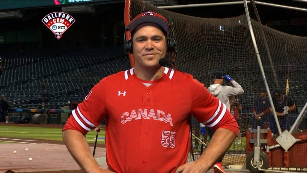 Russell Martin is back with Team Canada for the World Baseball Classic