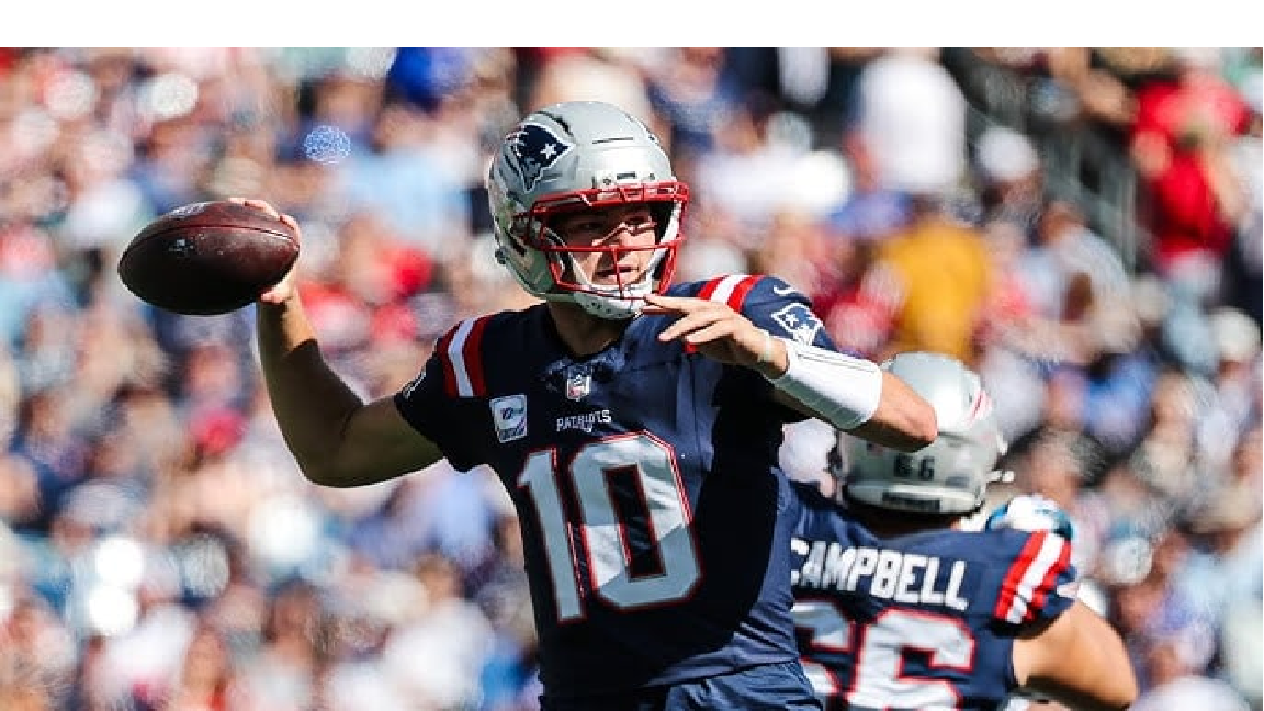 Drake Maye was narrowly beaten by Matthew Stafford