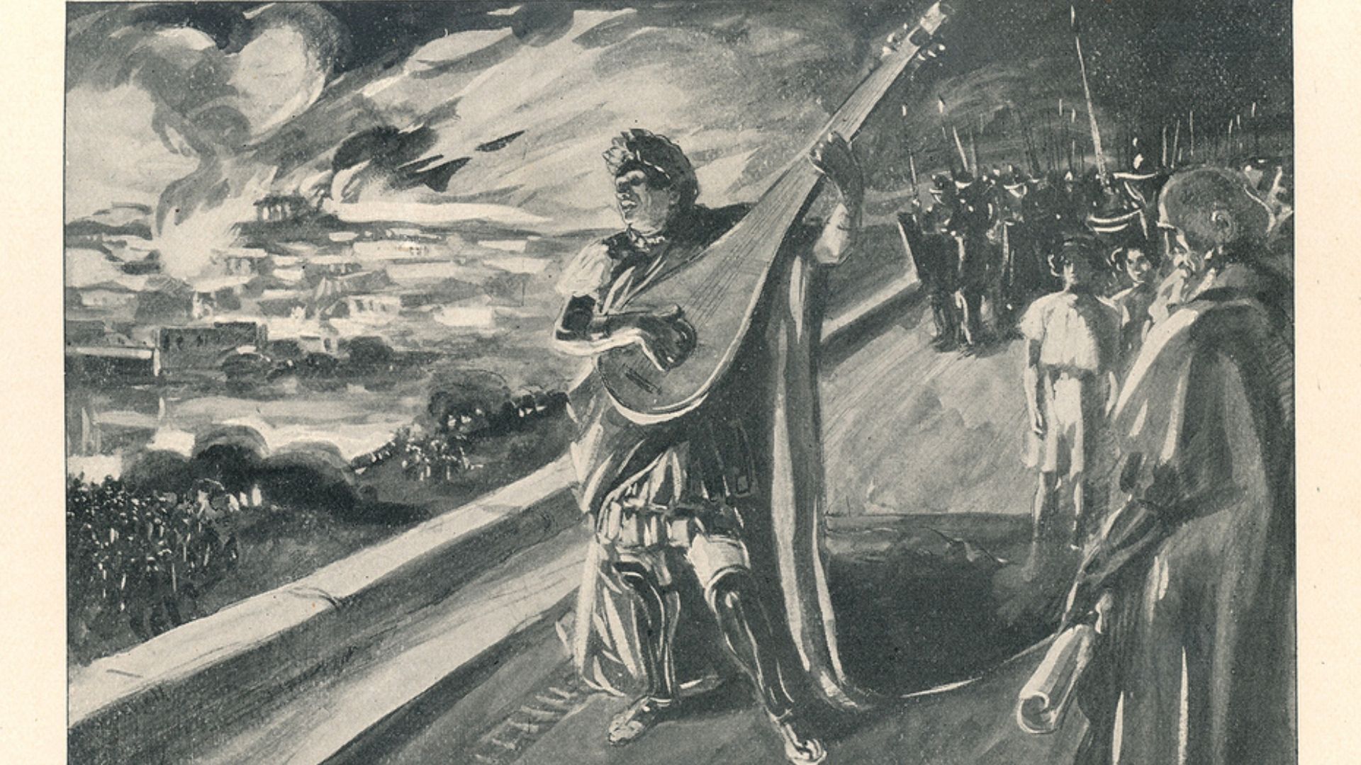 3. Néron n'a pas joué de la lyre pendant que Rome brûlait