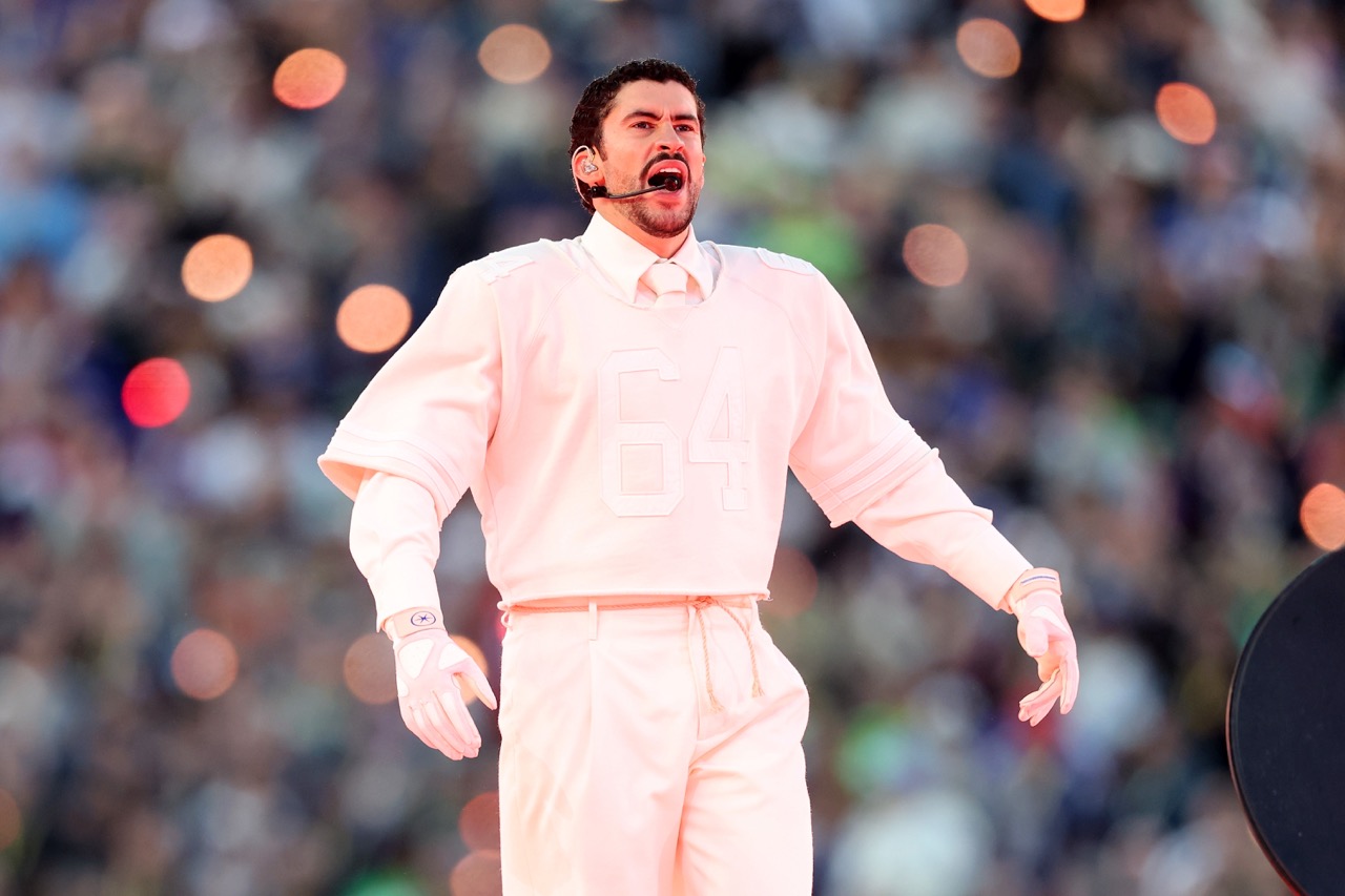 Bad Bunny intense sur scène