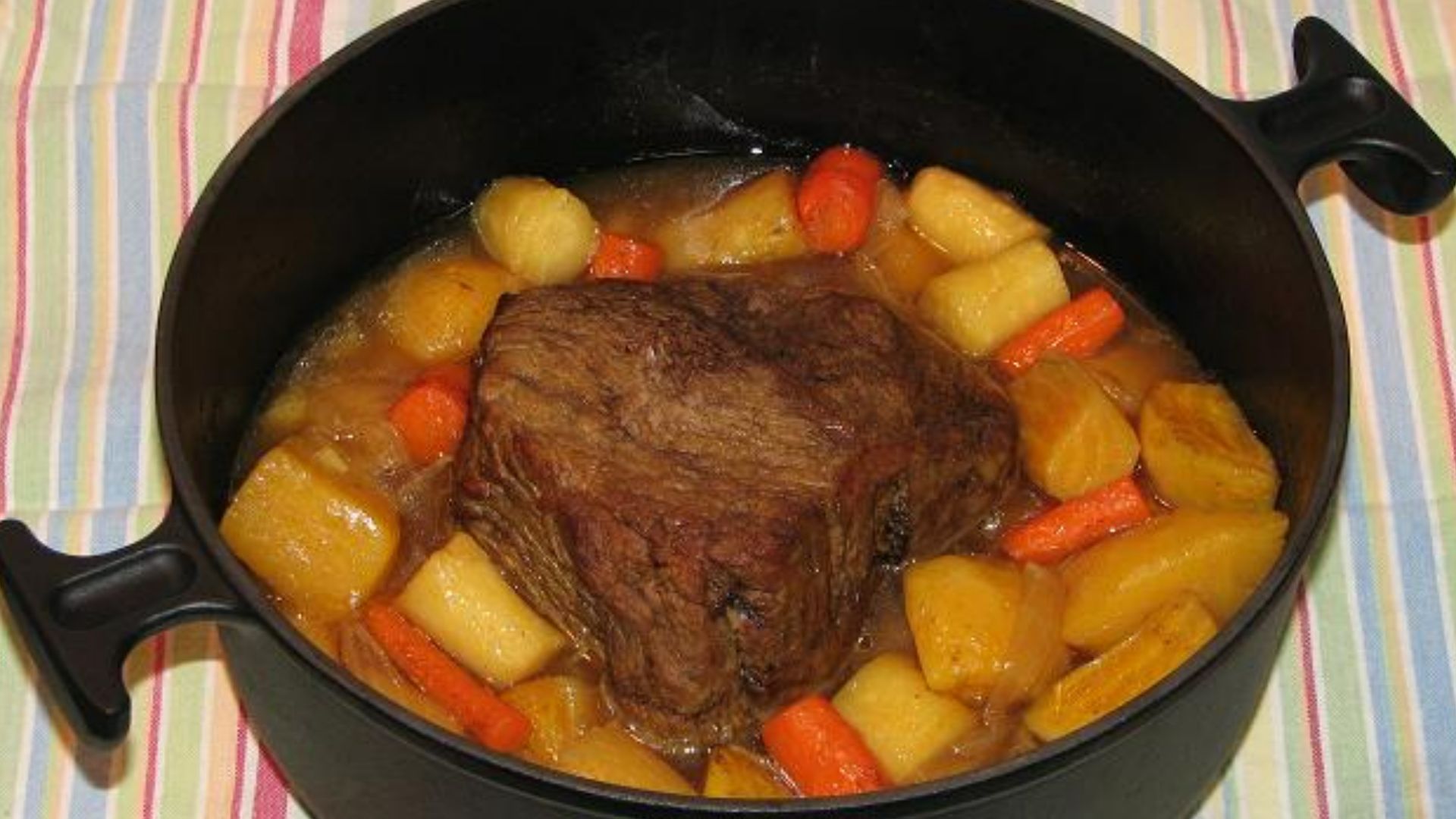 7. Jus de cuisson du rôti