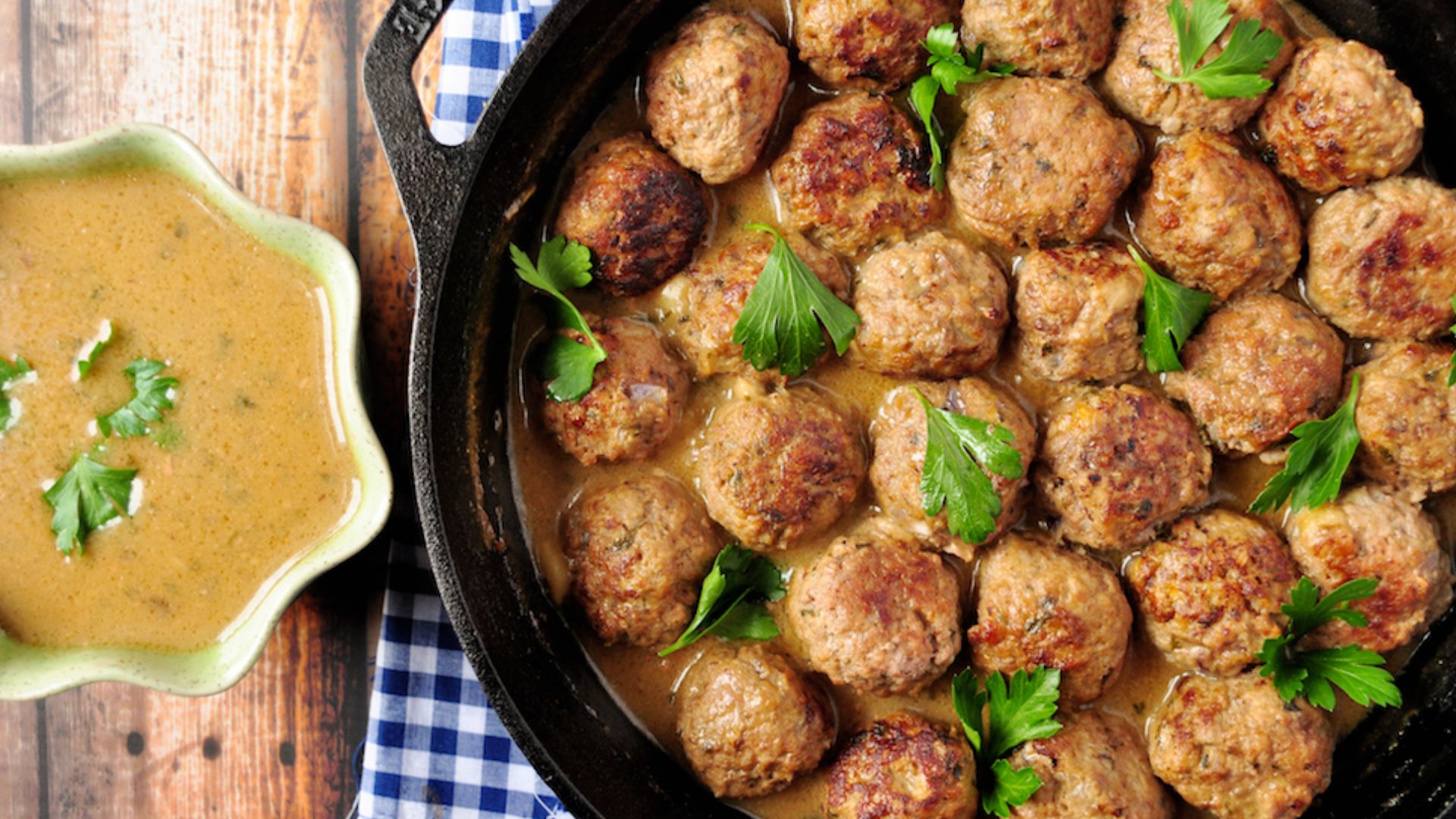 18. Composant de la sauce pour boulettes de viande suédoises