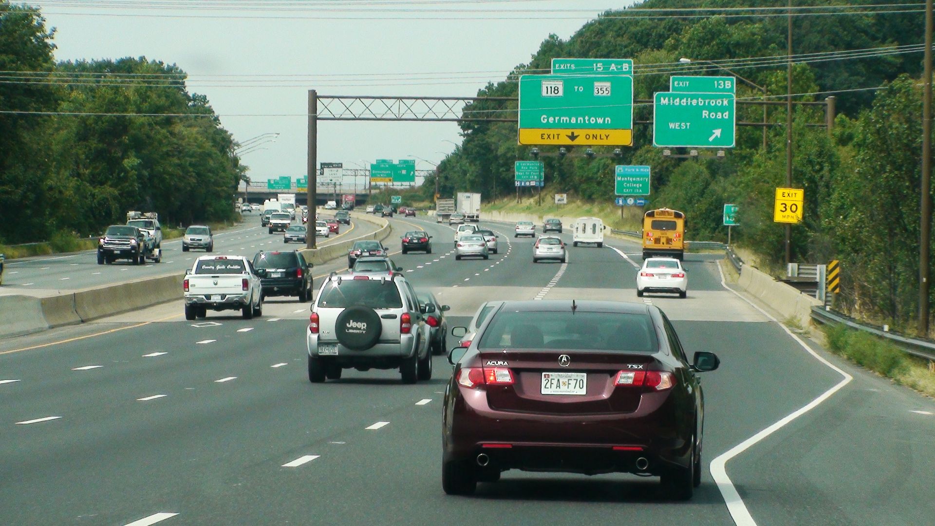 15. Interstate 270, comté de Montgomery, Maryland, États-Unis