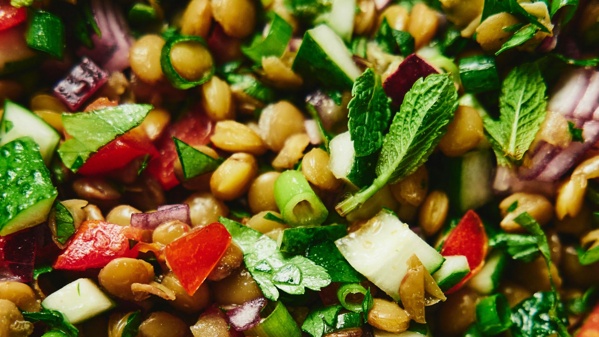 5. Salade de lentilles
