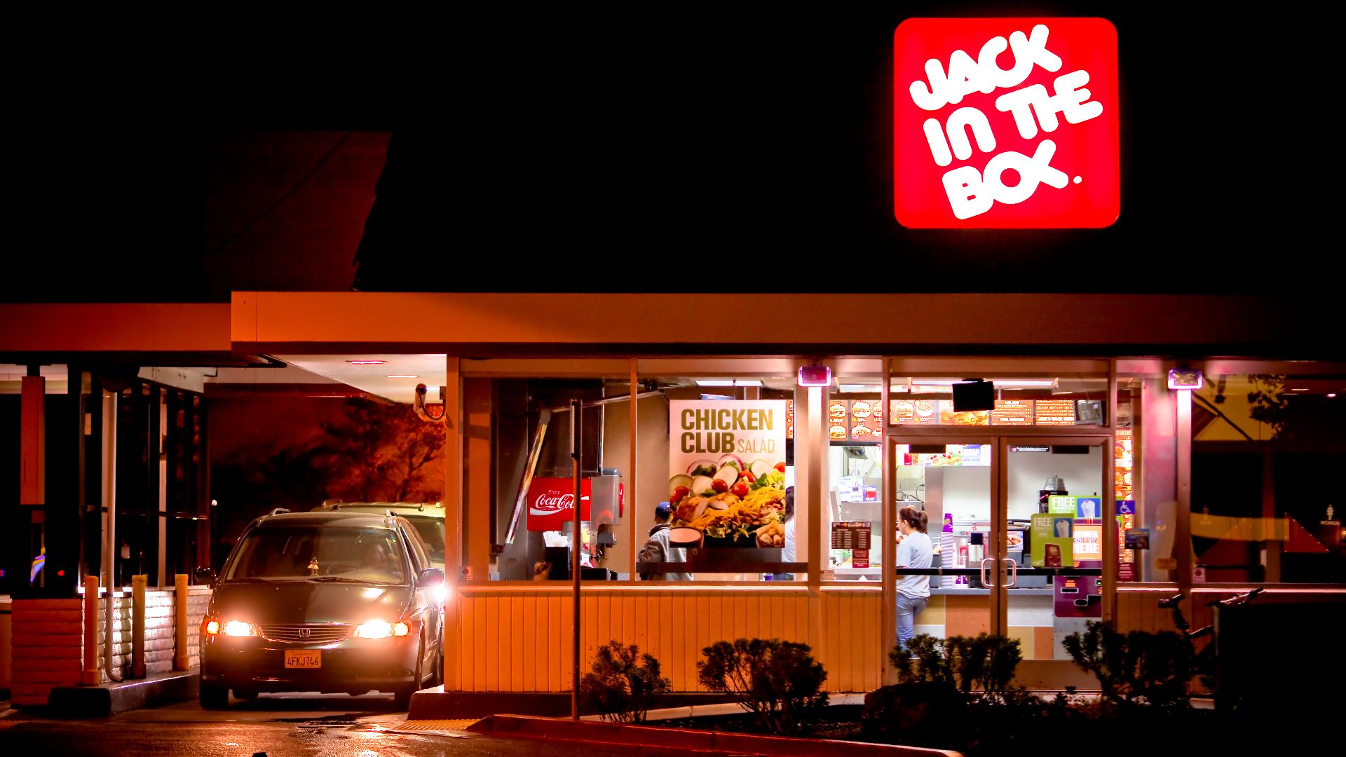19. Jack In The Box Sourdough Jack avec des frites bouclées à l'intérieur