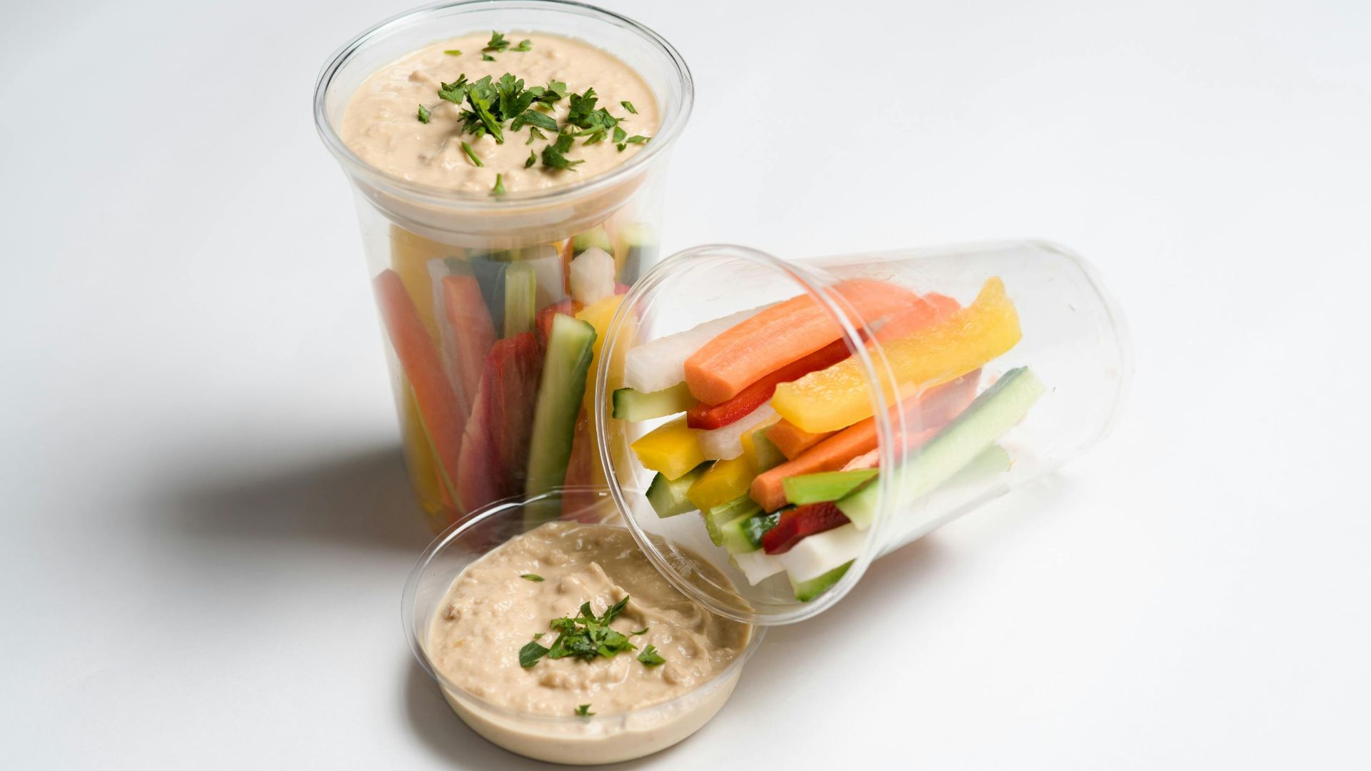 7. Bâtonnets de légumes avec sauce