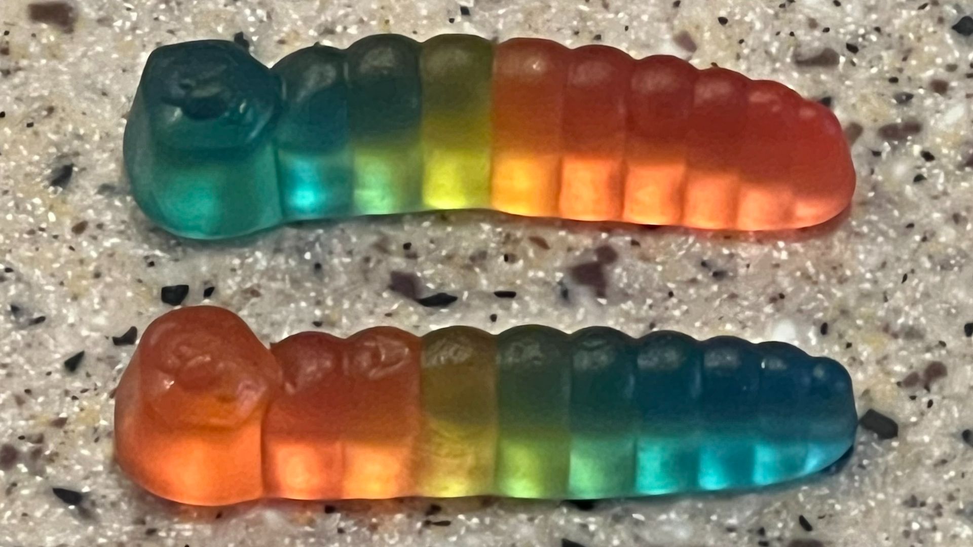 3. Rainbow Worms