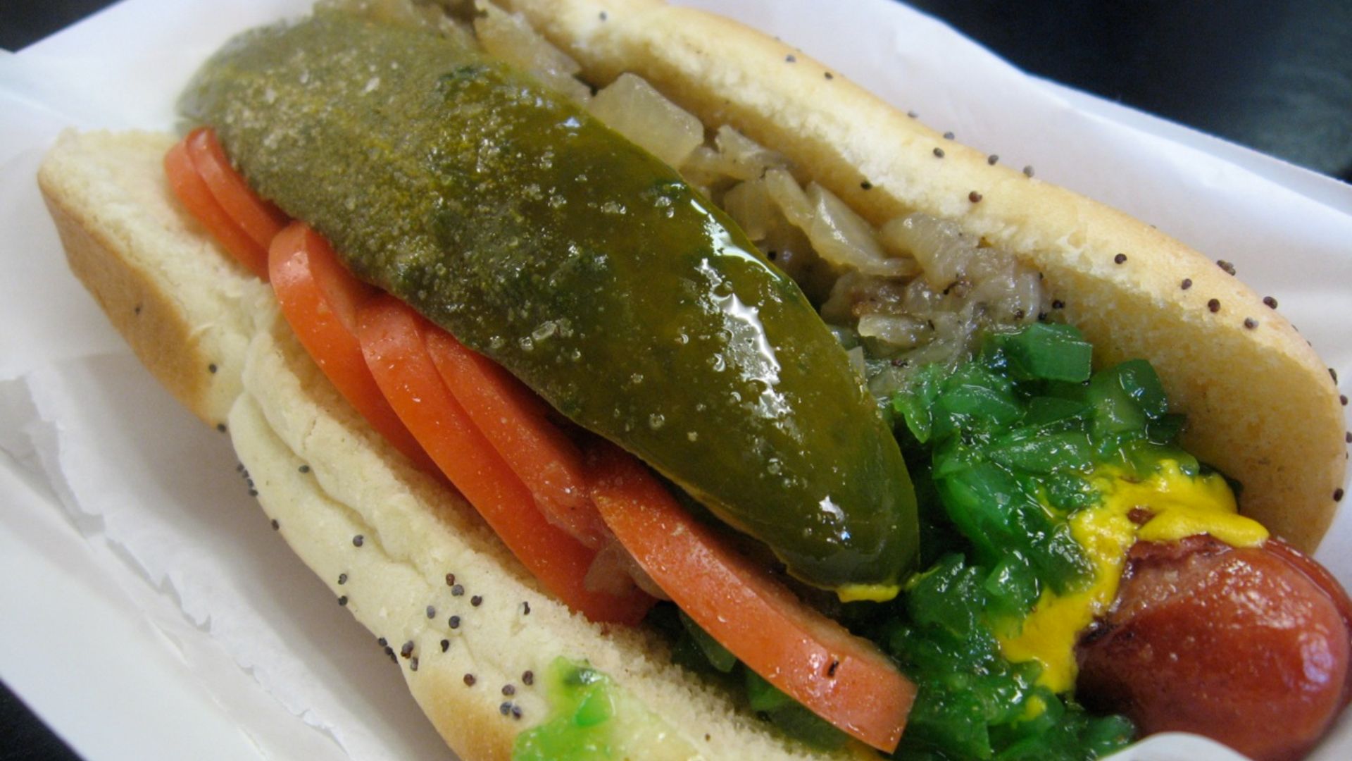 4. Hot-dog à la mode de Chicago