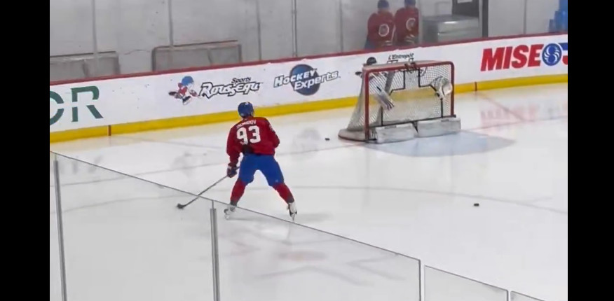 Images: Ivan Demidov is already back on the ice in Brossard