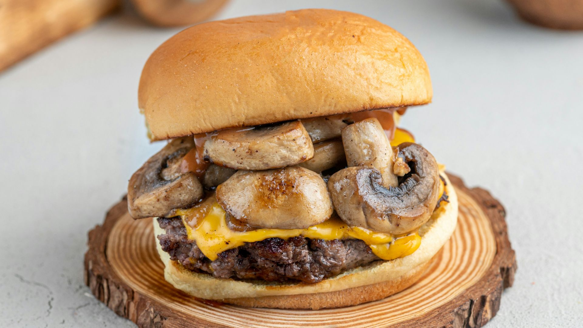 12. Burger aux champignons