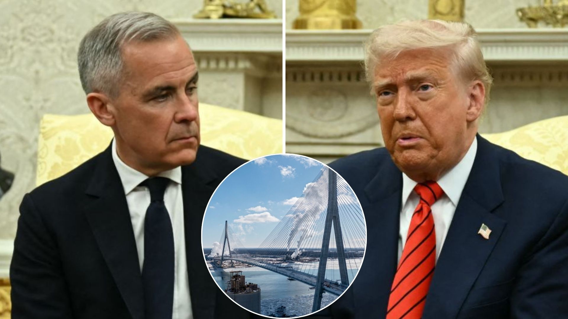 Angry at Carney, Trump Now Wants to Block A Bridge Linking Canada to the US