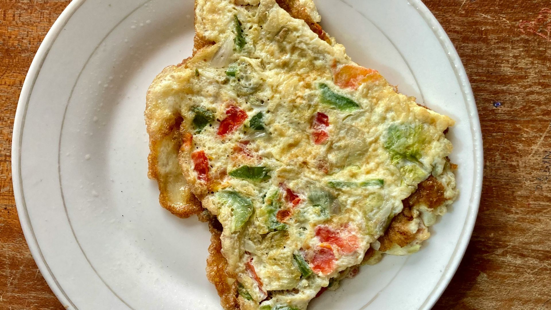 16. Omelette aux légumes